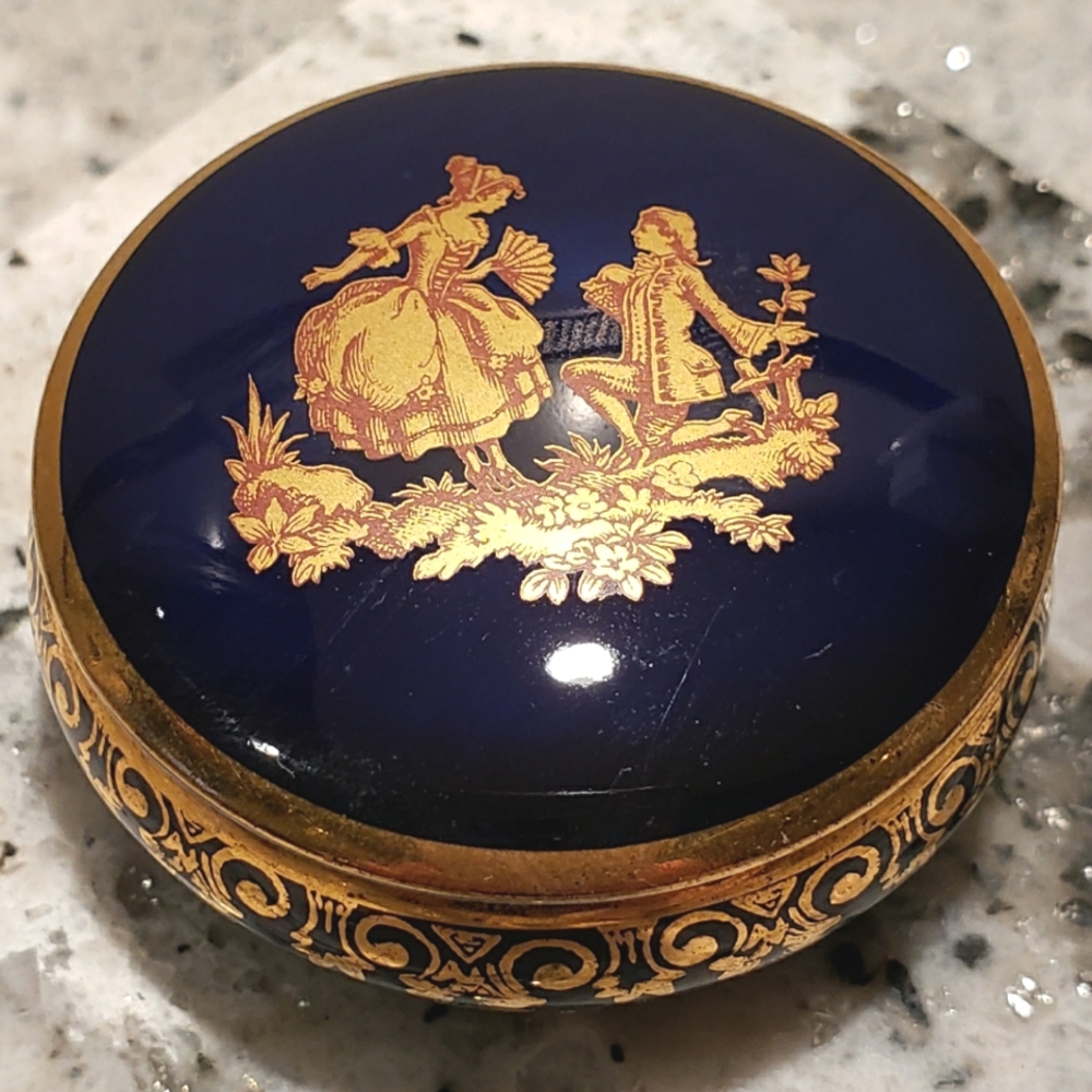 Limoges miniature trinket dish.